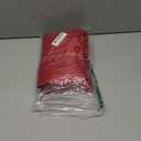 MATIRUG Rectangle Christmas Tablecloth 60x102 Inch,Waterproof Wrinkle Free Red Snowflake Jacquard Fabric Table Cloth for Xmas Winter Holiday New Year