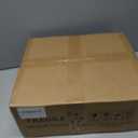 Faux Outdoor Plants - 18" Wide Set of 2 Artificial Boxwood Plants Outdoor, UV Resistant Artificial Topairy Ball Trees with Spike for Outdoor Decor (Purple Mum)