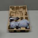 Qeeman Solar Cat Garden Statue: Weatherproof Resin Figurine with Warm Glow Lantern - Outdoor Decor for Yard Pathway Patio Porch Balcony - Gifts for Mom Grandma Cat Lovers