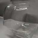 Restaurantware Vetri 0.5 Gallon Penny Jar 1 Durable Candy Jar - With Wide Spout Chrome Lid Clear Glass Cookie Jars For Kitchen Counter Dishwashable