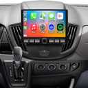 QLED Radio for Ford Transit 150 250 350 Base Version 2015 2016 2017 2018 2019 Upgrade,Touch Screen Stereo Replacement,carplay Android auto,4G Network,Free Camera