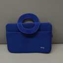 amCase for Chromebook Case-11.6 to 12 inch Neoprene Travel Sleeve with Handle-Blue