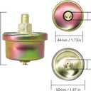 HiSport Oil Pressure Sensor Switch Replaces 1S6706 Compatible with Isuzu Lexus Toyota