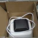 XIAQING Portable Dryer, 110V 1000W Electric Clothes Dryer Machine, Double Layer Stackable, Stainless Steel, Blue, 15kg Capacity, Front Load, Ideal for Apartments, RV, Families, Campers