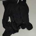 MANZI Shiny Pantyhose for Women 2 Pairs Shimmer Sheer Tights Ultra Silky (Large-X-Large, Black)