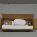 Bathtub Shower Drain Pipe, Low Profile Flat 1 1/2 P Trap Kit Flexible Freestanding Tub Drain for Bath