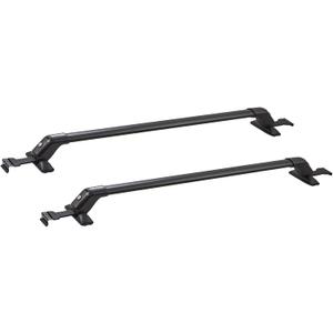 VEVOR Universal Roof Rack Cross Bars, 41.3" Aluminum Roof Rack with 155 lbs Load Capacity, Adjustable Roof Crossbars with Locks, fit Cars Without Side Rail, for SUVs, Sedans, and Vans