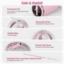 40oz Flip Straw Lid Replacement for Stanley Quencher H2.0 Tumbler, 2 Lilac Leak Proof Flip Lid & 4 Tritan Straws & 2 Straw Brush