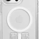 Tech21 Evo Crystal Kick case for iPhone 15 Pro Max - Compatible with MagSafe - Impact Protection Case - Kickstand - White