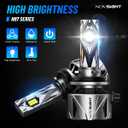 NOVSIGHT // Fog Bulbs Upgrade, 900% Brighter 95,000LM, 240W Performance, Enhanced Cooling, 5-Min Installation, 100,000+ Hour Lifespan, IP68 & CANBUS Compatible, Pack of 2