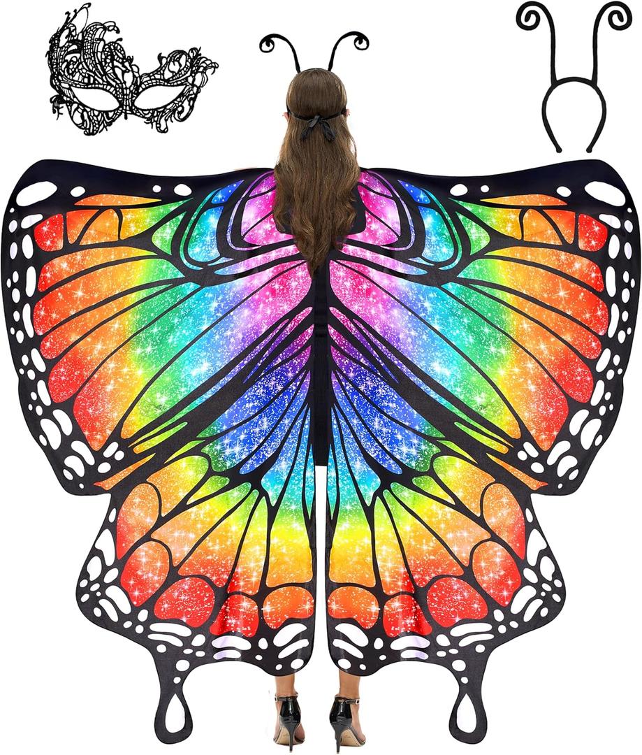 Spooktacular Creations Halloween Butterfly Wings Costume for Women, Butterfly Wings Adult, Womens Halloween Costumes 2025