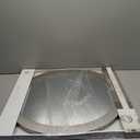 Silver Foil Oval Wall Mirror Hangs Vertical or Horizontal | Hardware Included | Ready to Hang 23" x 1.5" x 29"