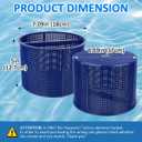 B-152 Replacement Basket for Hayward Swimming Pool Skimmer Basket SPX1082CA 1082CA 7" B152 - Blue