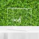 Acrylic Card Box Wedding with Slot Elegant Large Blank Clear Gift Card Boxes for Reception, Party, Money Box, Wishing Well, Graduation, Birthday, Baby Shower