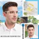 MARE AZZURO Oversized Bifocal Reading Glasses Men Blue Light Blocking Readers 1.0 1.25 1.5 1.75 2.0 2.25 2.5 2.75 3.0 3.5