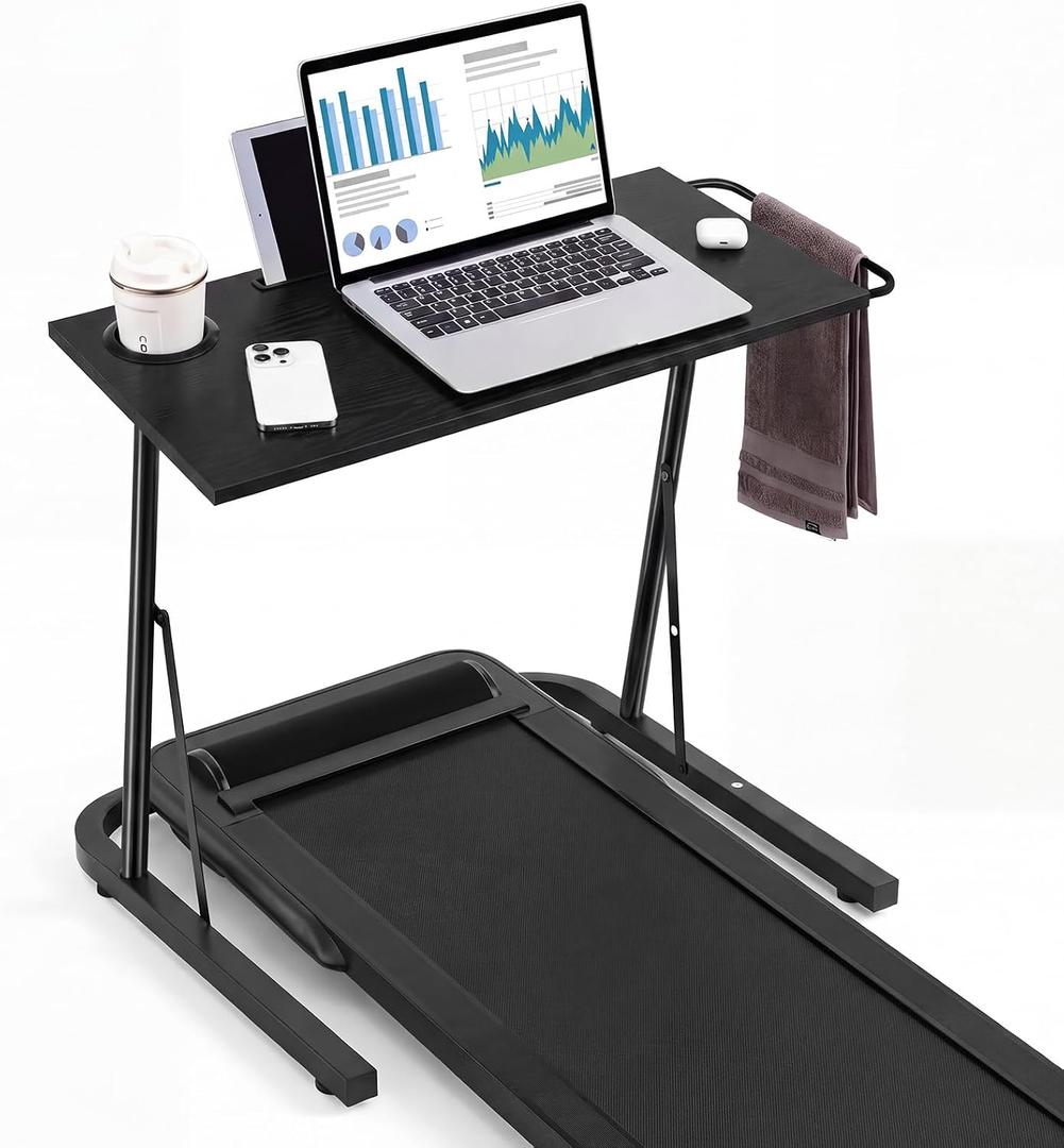 Weysat Walking Pad Desk, Adjustable Height Treadmill Desk, 31.5"-47.2"