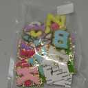 52 Pcs Self-Adhesive Chenille Letters Patches, A-Z Alphabet Applique Patches Stick on Letters Embroidered Letter Stickers for Clothing, Makeup Hats, Bags, Backpacks, laptops (Multicolor) (52pcs)