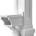 Step2 Atherton Grand Mail Post, Mailbox Not Included, Weather Resistant, Large Outdoor Mail Post, Made of Durable Plastic, Easy Install, Classic White