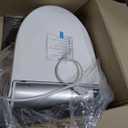 Bio Bidet BB2000 Bliss Electric Bidet Toilet Seat, Warm Water with Air Dryer, Heated Seat with Sensor and Slow Close Lid, Night Light, Remote Control, Elongated, White