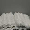 Bedsure Faux Fur King Size Comforter Set - Coconut White Fluffy Comforter King Size, Soft and Cozy Shaggy Bedding Comforter Sets, Winter Warm Luxury Fuzzy Bed Set, 1 Comforter and 2 Pillowcases