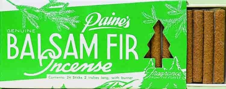 Fragrance of the Forest - 24 Balsam Sticks and Holder - Paine's Fir Balsam Incense