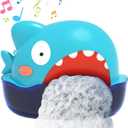 Lehoo Castle Bath Toys, Singing Bath Bubble Machine, Automatic Bubble Maker for Bathtub, Bathtub Toys for Toddlers, Toddler Toys (Light Blue)