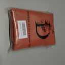 DONREN Short Curtains Burnt Orange Half Window Curtains Privacy Curtain Tiers for Windows, Energy Saving Drapes for Bathroom Shades, Wide 34 x Long 38 inches per Panel,Set of 2