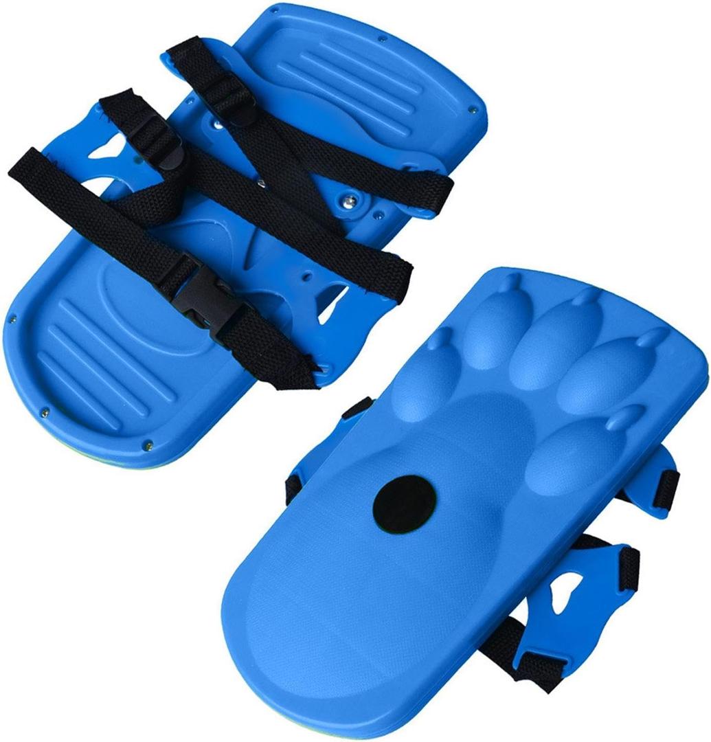 11 Inch Toddler Snow Prints Snowshoes, Winter Snowshoes, Cute Anti Slip Animal Foot Print, Snowshoes Kids' Snow Paw for Child Youth Boys and Girls Outdoor Activity
