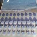 Colorful White Umbrellas Poster Print - Boho Wall Art Decor, Photo Wall Art for Home & Office (32x24 in | 80x60 cm, 4) Framed (White))