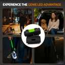 GoGo Stik Genie Rechargeable Led Flashlights and mounting Clip for Your Night use.