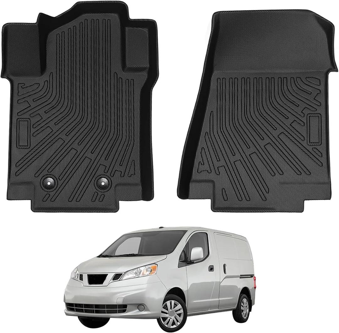 GXARTS TPE Floor Mats Liner Compatible with Nissan NV200 2013-2021