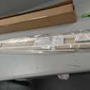 LazBlinds No Tools No Drill 1" Vinyl Mini Blinds, Cordless Blinds for Windows, Light Filtering Horizontal Window Blinds & Shades, 36" W x 64" H, Cream