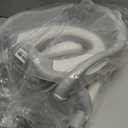 EGREE Potty Training Toilet Chair Seat with Step Stool Ladder for Kids and Toddler Boys Girls  Foldable Height Adjustable Children Toilet Training Seat with Safe Handles & AntiSlip Pads, WhiteGrey