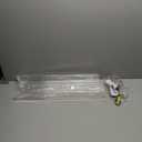 NIUBEE 24" Premium Acrylic Floating Nursery Kids Bookshelf Wall Ledge Shelf, Clear Invisible Spice Rack Bathroom Storage Shelves Display Organizer, 50% Thicker with Screwdriver, Set of 4