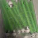 20 Pcs Panda Pens, Cartoon Panda Bamboo Pens Set for Kids Girls, Kawaii Gel Pens 0.5mm Black Ink Ballpoint Pens for School Office Supplies