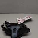 Timos Dog Harness Medium Sized, No Pull with Neck Lockable Snap,No Choke Front Clip Dog Reflective Harness,Adjustable Metal Rings 3 Buckles,Easy Control Handle for Medium Dogs Gray M (Medium (Pack of 1))