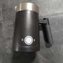 Cuisinart Hot and Cold Foam Milk Frother, Electric Frother for Coffee, Lattes, Cappuccinos, Macchiatos, Hot Chocolate and More, Stainless Steel Nonstick Milk Tank, Cool Touch Exterior, FR-16, Black