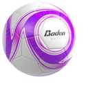 Baden Z-Series Soccer Ball | High-Performance, Durable Design for All-Season Play | Ideal for Training and Competitive Matches | Purple/White, Size 3