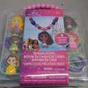 Disney Princess Necklace Activity Case  Jewelry Making Kit with Beads, Charms & Strings  Create Custom Princess Necklaces  Craft Gift for Girls Ages 3+  Portable Storage Case Included
