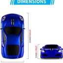 Certified Wireless Mouse Compatible with iOS Windows Android - Works with Computer, Laptop, Tablet, Mobile Phone - Universal Bluetooth/USB Receiver Connectivity (F1-TFB, Tour de France Blue)