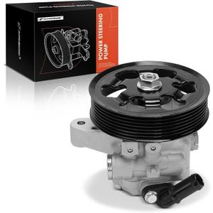A-Premium Power Steering Pump, with Pulley, Compatible with Honda CR-V 2002 2005-2011, Accord 2006-2007, Element 2006-2011 & Acura RDX 2007-2012, TSX 2006-2008, RSX 2002-2006, 2.0L 2.3L 2.4L