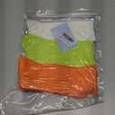 Women's Neon Scrunch Crew Socks 80s 90s Retro 3-Pack Cotton Stacked Boot Calf Cozy Ribbed Slouchy Socks Size 5-10 (1-white/Neon Green/Neon Orange)