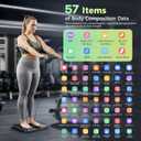 Smart Scale for Body Weight and Fat, 57 Body Composition Metrics, BMI, Muscle Mass, 8-Electrode Digital Bathroom Scale, 485lbs Capacity, with 5.25-Inch VA Color Screen & Retractable Handle