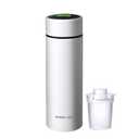 Nuby RapidCool Portable Baby Bottle Maker - with Milk Powder Dispenser and Digital Lid - Ideal for Travel Bottles and Night Feeds - Stainless Steel