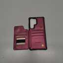 Vinich for Samsung Galaxy S25 Ultra Wallet Case with Card Holder, RFID Blocking Credit Slots Kickstand Shockproof Phone Cover Fit for Galaxy S25 Ultra 6.9" Wine Red