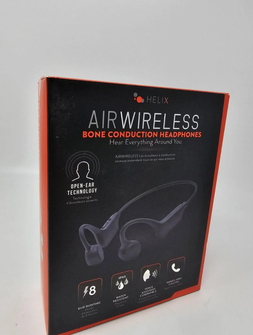Helix Air Wireless Bone Conduction Headphones IPX5 Water Resistant