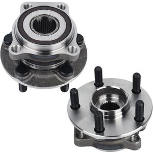 KUSATEC 513303 2pcs Front Wheel Bearing and Hub Assembly Compatible with 2008-2014 Subaru Forester Impreza 2013-2014 XV Crosstrek 2005-2014 Subaru Outback Legacy, 5 Lug Bolts w/ABS