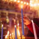 4 Pack Advent Taper Candles Premium Hand Dipped 10in Unscented Christmas Taper Candles - Ideal for Seasonal Celebrations, Holidays, Church, Celebration, Party