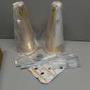 2 Pcs 22" Tall Gold Vases Metal Flower Arrangement Stand, Versatile for Centerpieces, Decoration for Table, Party, Wedding