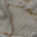 Oversized King Fleece Blanket 120x120 Inches, Seamless Soft Cozy 3D Jacquard Flannel Blanket 10'x10' Extra Large for Bed, Sofa, Couch, Travel & Camping, California King Throw, Ivory Leaf